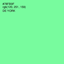 #78FB9F - De York Color Image